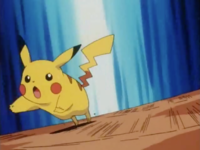 Pikachu usando agilidad.