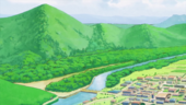 Ciudad Celeste en Evoluciones Pokémon.