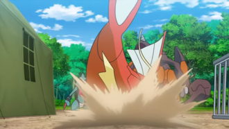 Magikarp usando salpicar/salpicadura.