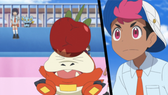Flapple de Hesperio usando fuerza G.