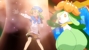 Lilligant de Kazalie usando dulce aroma.