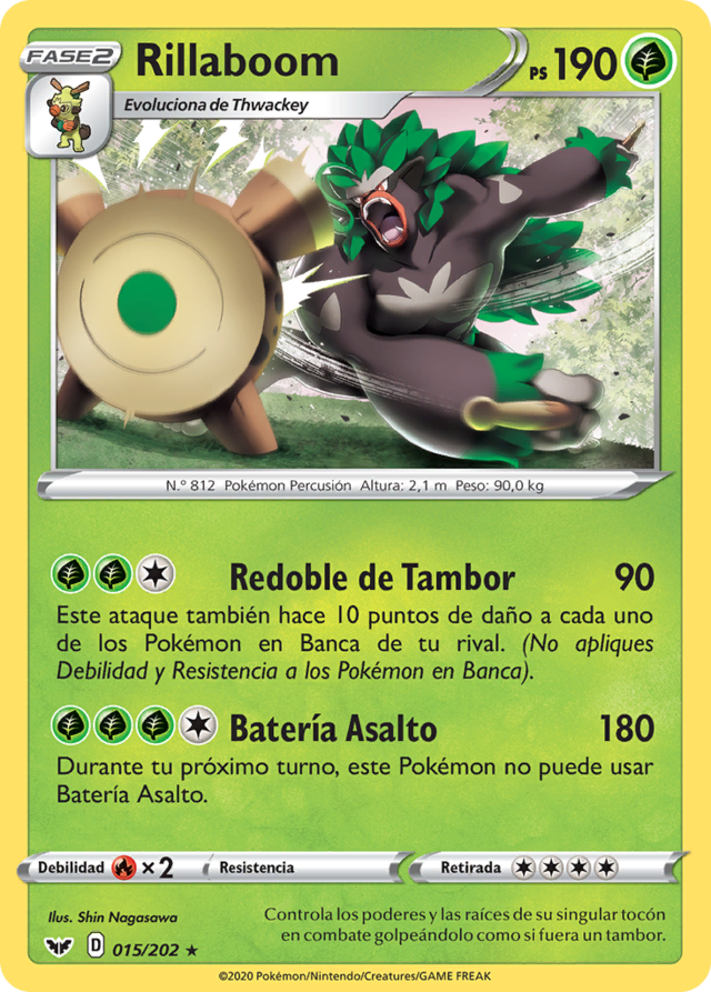 Rillaboom (Espada y Escudo 15 TCG) - WikiDex, la enciclopedia Pokémon