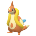 Imagen de Floatzel macho en Pokémon Diamante Brillante y Pokémon Perla Reluciente
