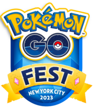 Logo del Festival de Pokémon GO 2023 en Nueva York