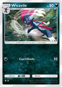 Carta de Weavile