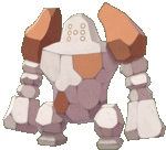 Imagen de Regirock en Pokémon Espada y Pokémon Escudo