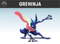Artwork oficial de Greninja en el juego.