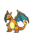 Icono de Charizard en Pokémon Escarlata y Púrpura