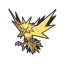 Icono de Zapdos en Pokémon Escarlata y Púrpura