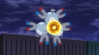 Magneton de Espinel/Espinela usando bola voltio.