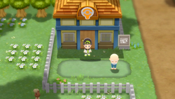 Exterior de Cuidados Pokémon de Pueblo Sosiego