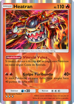Heatran (Luz Triunfal TCG Pocket) - WikiDex, la enciclopedia Pokémon