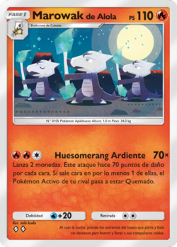 Carta de Marowak de Alola