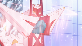 Archaludon de Levi activando Firmeza tras recibir un ataque para aumentar su defensa.