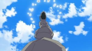 Onix usando tumba rocas.