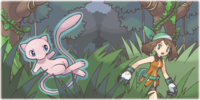 Encuentro con Mew en la Isla Suprema.