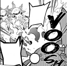 Larvesta salvaje usando llamarada.