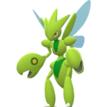 Imagen de Scizor variocolor hembra en Pokémon Diamante Brillante y Pokémon Perla Reluciente
