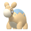 Imagen de Numel variocolor hembra en Pokémon Diamante Brillante y Pokémon Perla Reluciente