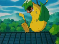 Pikachu usando placaje.
