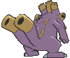 Imagen posterior de Exploud variocolor en Pokémon X, Pokémon Y, Pokémon Rubí Omega, Pokémon Zafiro Alfa, Pokémon Sol, Pokémon Luna, Pokémon Ultrasol y Pokémon Ultraluna