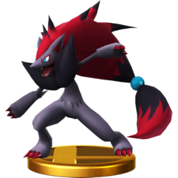 Trofeo de Zoroark en SSB4 para Wii U.