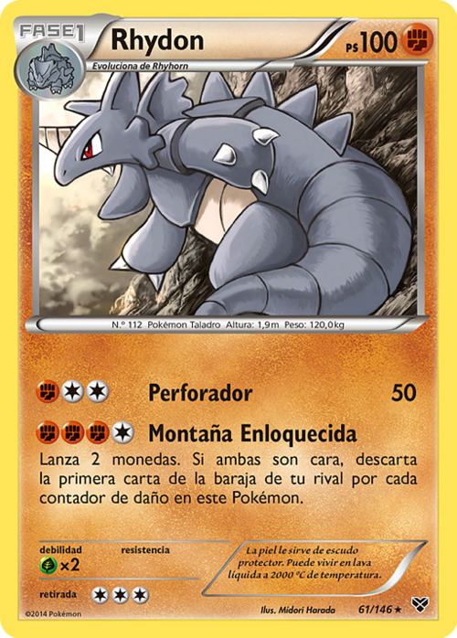 Rhydon (XY TCG) - WikiDex, la enciclopedia Pokémon