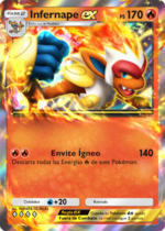 Infernape ex (Pugna Espaciotemporal 29 TCG Pocket).png