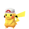 Pikachu con sombrero de Hoja