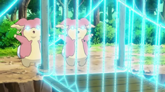 Audino usando psíquico.