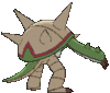 Imagen posterior de Chesnaught en Pokémon X, Pokémon Y, Pokémon Rubí Omega, Pokémon Zafiro Alfa, Pokémon Sol, Pokémon Luna, Pokémon Ultrasol y Pokémon Ultraluna