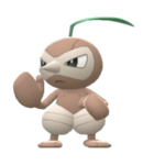 Imagen de Nuzleaf hembra en Pokémon Diamante Brillante y Pokémon Perla Reluciente