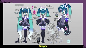 Arte conceptual de Hatsune Miku fantasma