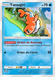 Versión de la carta en Festival Brillante