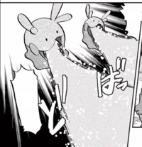 Goomy del Equipo Flare/Team Flare usando agua lodosa.