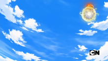 Bola voltio del Pikachu de Ash.