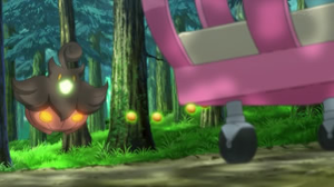 Pumpkaboo usando drenadoras.