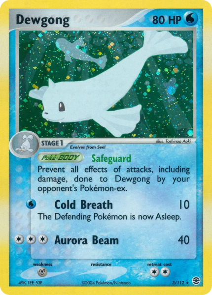 Archivo:Dewgong (FireRed & LeafGreen TCG).png