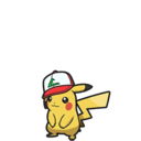 Icono del Pikachu con gorra original en Pokémon Escarlata y Púrpura