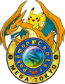 Logo con Mega-Charizard Y