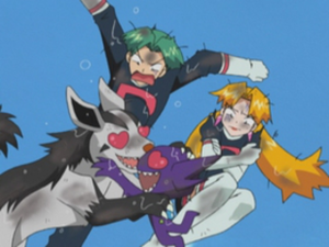 Efecto secundario en Mightyena y Sableye.