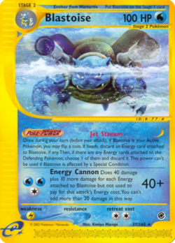 Blastoise (Expedition Base Set 4 TCG) - WikiDex, la enciclopedia Pokémon