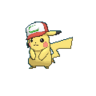Pikachu con gorra