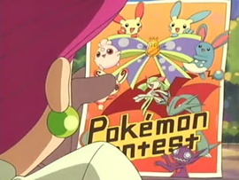 Anuncio con imagen de Plusle.