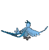 Imagen posterior de Articuno en Pokémon X, Pokémon Y, Pokémon Rubí Omega, Pokémon Zafiro Alfa, Pokémon Sol, Pokémon Luna, Pokémon Ultrasol y Pokémon Ultraluna