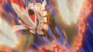 Silvally de Gladion/Gladio usando multiataque.