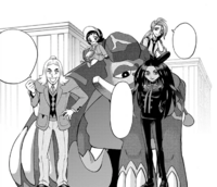 Alto Mando de Paldea con la campeona.