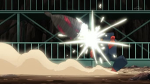 Excadrill usando taladradora.