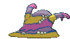 Imagen posterior de Muk de Alola variocolor en Pokémon Sol, Pokémon Luna, Pokémon Ultrasol y Pokémon Ultraluna