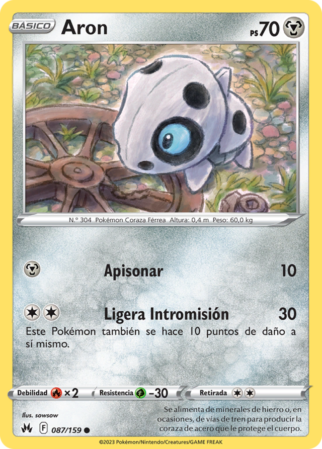 Aron (Cenit Supremo TCG) - WikiDex, la enciclopedia Pokémon